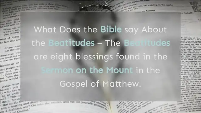 Video thumbnail for What Does the Bible Say about the Beatitudes