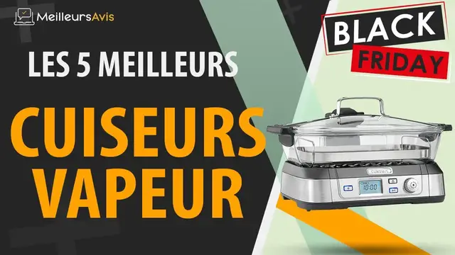 Video thumbnail for 🚩 MEILLEUR CUISEUR VAPEUR - Black Friday 2022 (Comparatif & Guide d'achat)