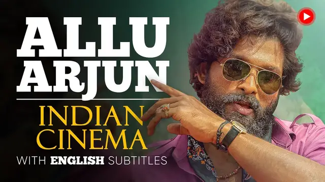 Video thumbnail for ENGLISH SPEECH | ALLU ARJUN: 🇮🇳 Indian Cinema (English Subtitles)