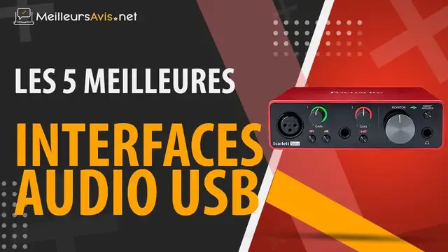 Video thumbnail for ⭐️ MEILLEURE INTERFACE AUDIO USB - Avis & Guide d'achat (Comparatif 2021)