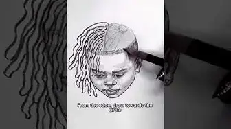 'Video thumbnail for How to Draw Dreadlocks like Polo G #dreadlocks #drawing #art #tutorial #howtodrawhair'