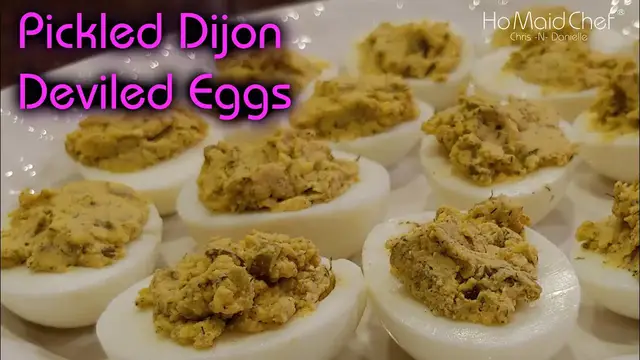 Video thumbnail for Pickled Dijon Deviled Eggs | Dining In With Danielle