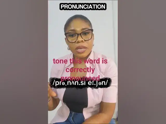 Video thumbnail for Day 14 - Can you pronounce 'pronunciation'? #fyp #viral #shorts #claressa #pronunciation