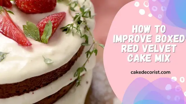 Video thumbnail for How To Improve Boxed Red Velvet Cake Mix