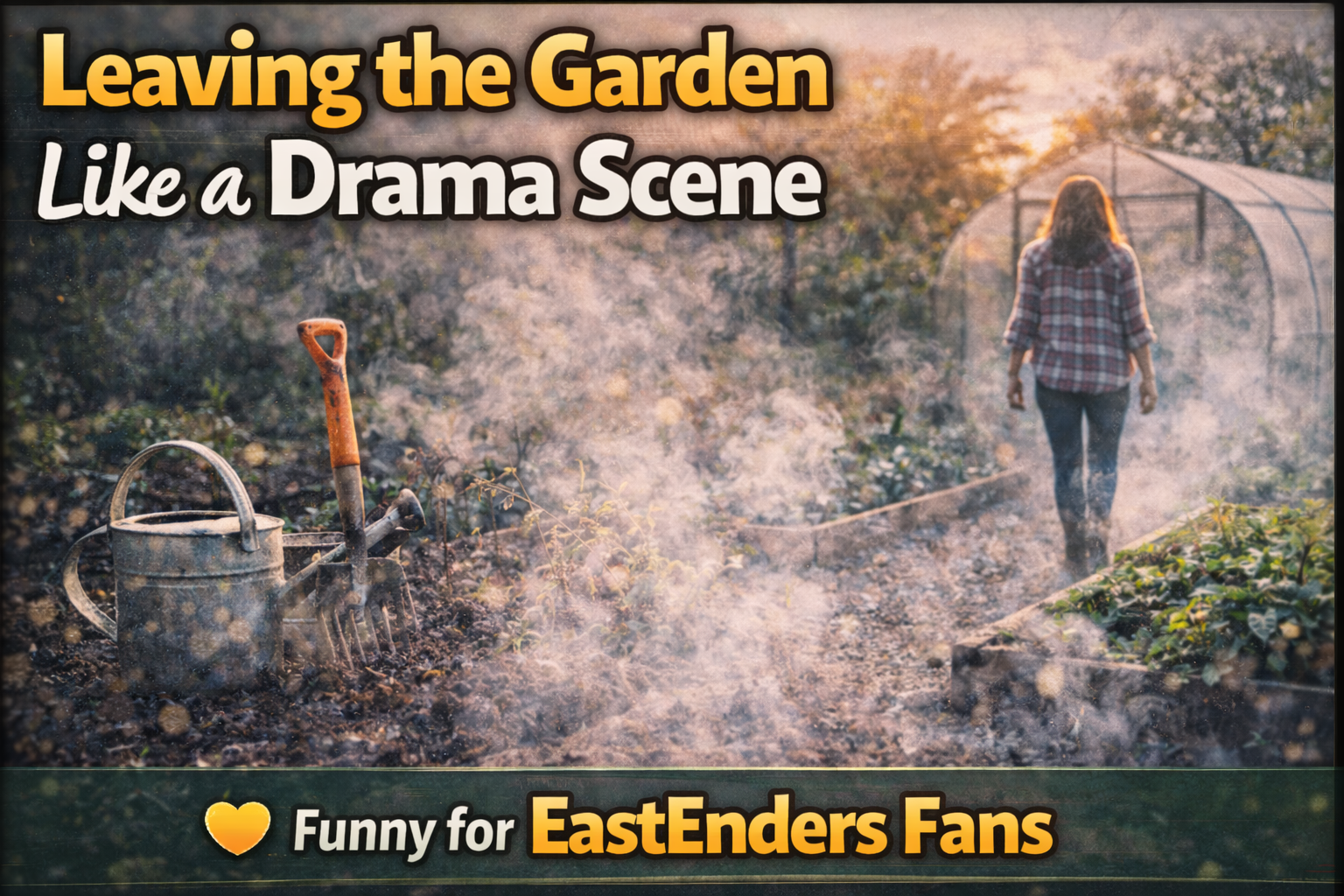 Video thumbnail for Leaving the Garden Like a Drama Scene | Funny for EastEnders Fans