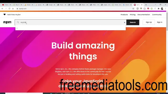 Video thumbnail for Node.js Express Script to Convert CSS to Sass SCSS Online App Using StyleFlux Library Full Project
