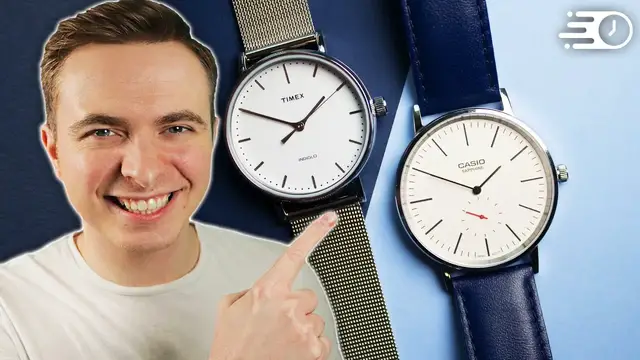Video thumbnail for Best Minimalist Watch Under £100 Battle! - Timex Fairfield vs Casio Sapphire