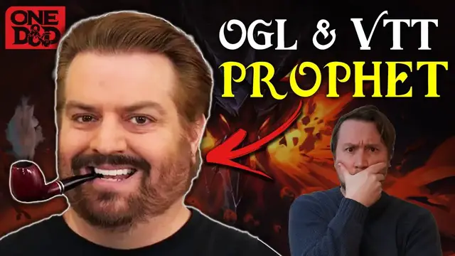 'Video thumbnail for OGL 1.1 and One D&D VTT 🔑 Foretold by Matt Colville and James Haeck 🔮 Flutes Loot's future'