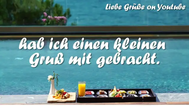 Video thumbnail for Kurz an dich gedacht, hab ich einen kleinen Guten Morgen-Gruß mit gebracht!