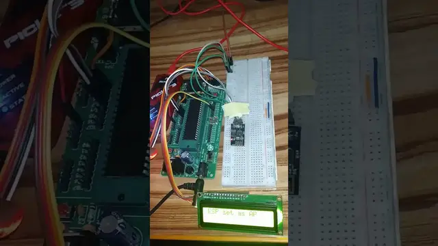 'Video thumbnail for [PIC16F877A] : Interfacing ESP8266 with PIC16F877A Microcontroller'