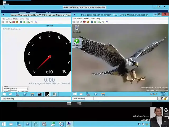 Video thumbnail for #HyperV vNext DEMO04-Distributed Storage QoS