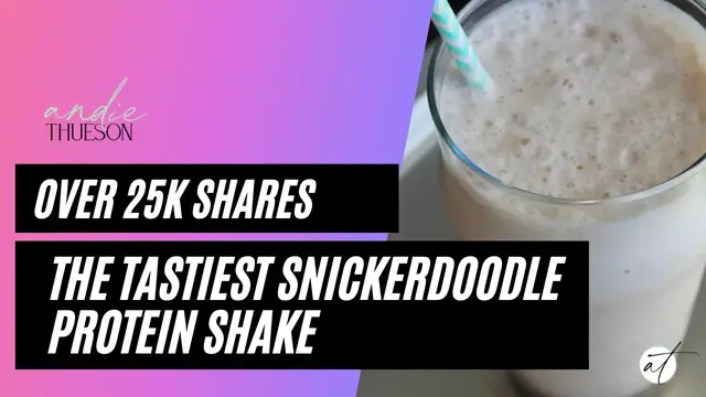 Video thumbnail for The Tastiest Snickerdoodle Protein Shake