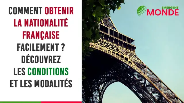 Video thumbnail for 📝​ Comment obtenir la nationalité française facilement ? Découvrez les conditions et les modalités