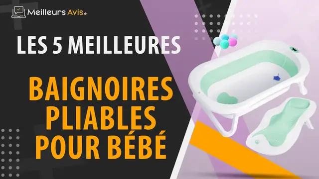 Video thumbnail for ⭐️ MEILLEURE BAIGNOIRE PLIABLE POUR BÉBÉ - Comparatif 2024
