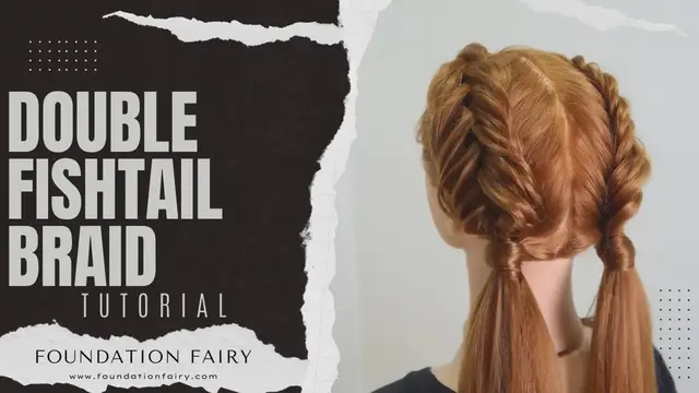 'Video thumbnail for How To Do Double Fishtail Braid (Tutorial)'
