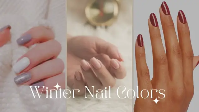 Video thumbnail for 12 Beautiful Winter Nail Colors You will Love | The best winter nail colors  | Christmas nail colors