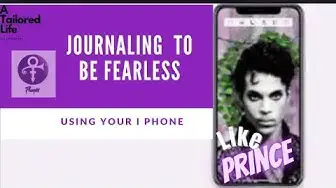 Video thumbnail for Journaling to be FEARLESS | iPhone Journal Apple Notes hack | Productivity, Planner, and Mindfulness