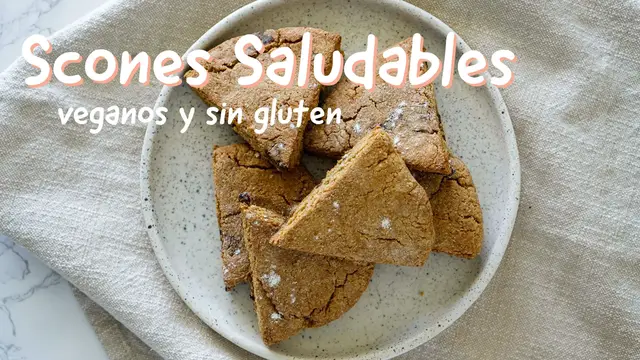 Video thumbnail for Scones sin gluten y veganos con dátiles