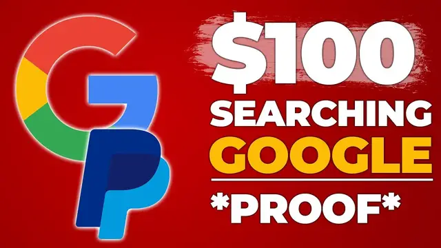 Video thumbnail for Get Paid $100 Per Hour To Search On Google For FREE | Make Money Online 2022