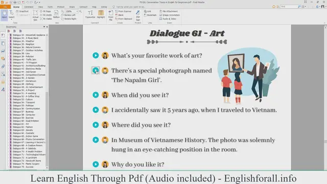'Video thumbnail for English Conversation About Art'