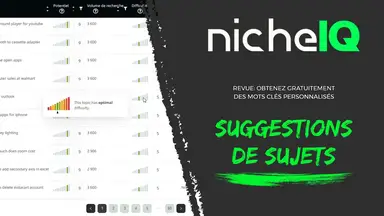 'Video thumbnail for Revue Ezoic NicheIQ : Trouvez Des Suggestions De Sujets (Gratuites) De Nouveaux Articles!'
