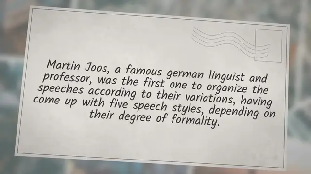 Video thumbnail for The 5 Different Types of Speech Styles