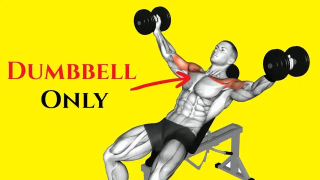 Video thumbnail for 10 Most EFFECTIVE  Upper Chest DUMBBELL EXERCISES To Build Bigger And Stronger Pecs
