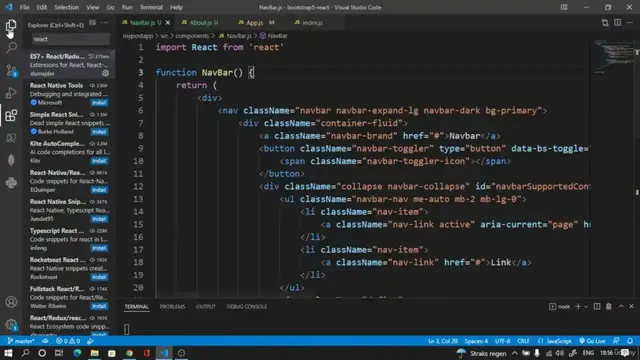 Video thumbnail for ReactJS : Creating About and Contact page