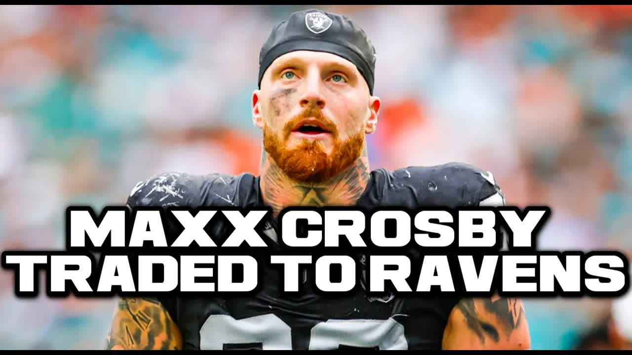 Video thumbnail for MAXX CROSBY Ravens Trade: Instant Reaction!