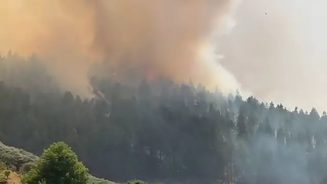 Video thumbnail for Waldbrand - Tejeda 25-07-23