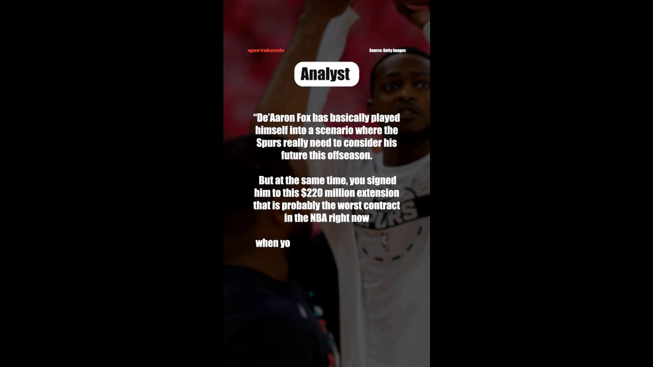 Video thumbnail for Spurs URGED To Trade De'Aaron Fox After NBA Finals Collapse!