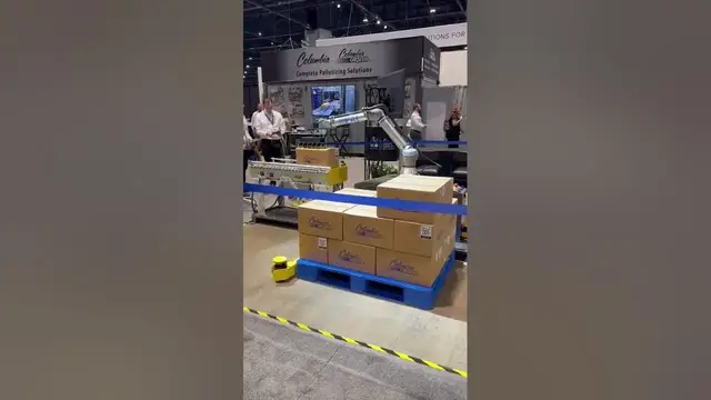 Video thumbnail for Industrial robots. #like #subscribe