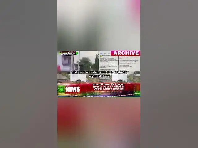 Video thumbnail for Nnamdi Kanu Ex Lawyer Reacts Over 13 Killed In Ogboji During Meeting
