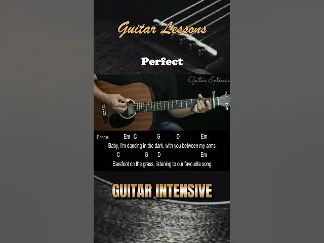 'Video thumbnail for Perfect - Ed Sheeran | EASY Guitar Tutorial with Chords / Lyrics'