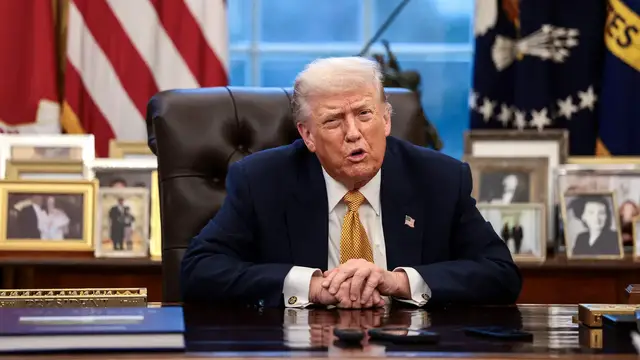 Video thumbnail for Trump says ‘we’ve been told killing has stopped’ in Iran