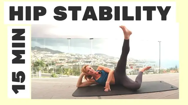 Video thumbnail for Pilates for hip stability and glute activation | Home Workout