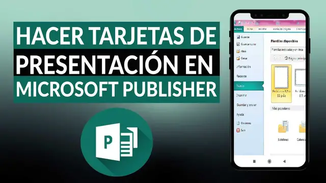 Video thumbnail for Cómo hacer tarjetas de presentación en MICROSOFT PUBLISHER - Paso a paso
