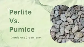 Video thumbnail for Perlite Vs. Pumice
