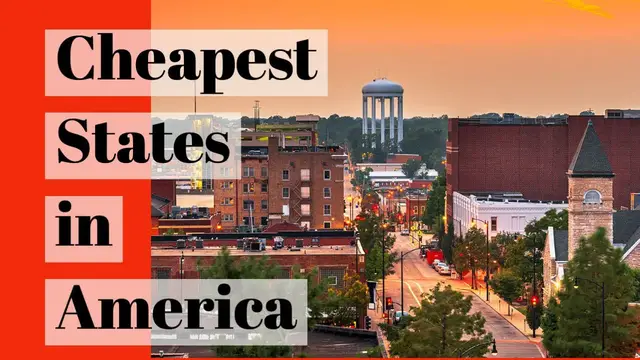 Video thumbnail for The 5 Cheapest States in America