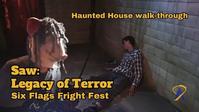 'Video thumbnail for Saw: Legacy of Terror from Six Flags Magic Mountain Fright Fest'