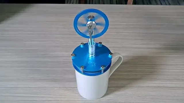 'Video thumbnail for Coffee Mug Stirling Engine'