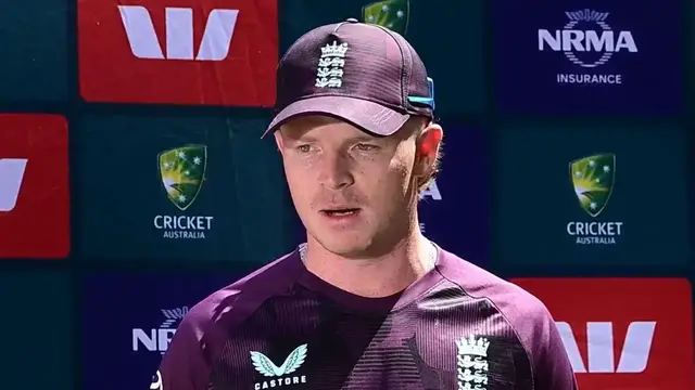 Video thumbnail for Ollie Pope calls for a "knock like Travis Head's" to lift England at Gabba