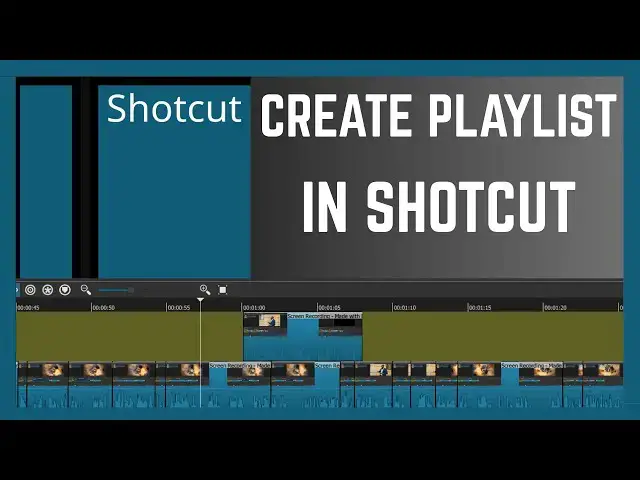 'Video thumbnail for How To Create Playlist In Shotcut | Shotcut Tutorial'