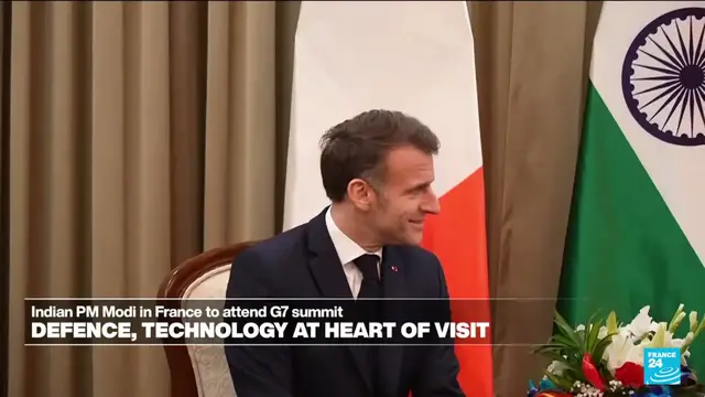Video thumbnail for Indian PM Modi in France to attend G7 summit