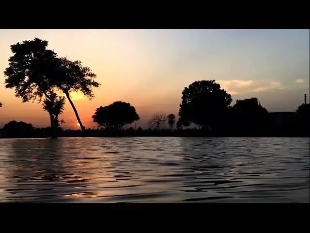 Video thumbnail for River with sunset  Videos