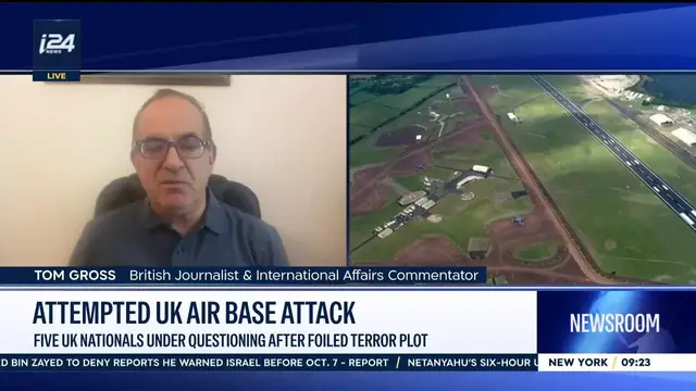 Video thumbnail for Five arrested in RAF base explosives investigation in the UK released on bail Monday afternoon