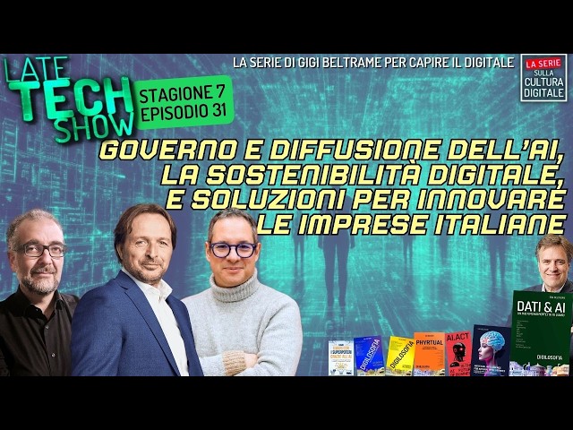 Video thumbnail for Governo e diffusione dell'AI, la sostenibilità digitale e soluzione per innovare le imprese - s07e31