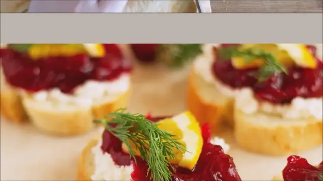 'Video thumbnail for Farmer's Cheese and Cranberry Appetizer '