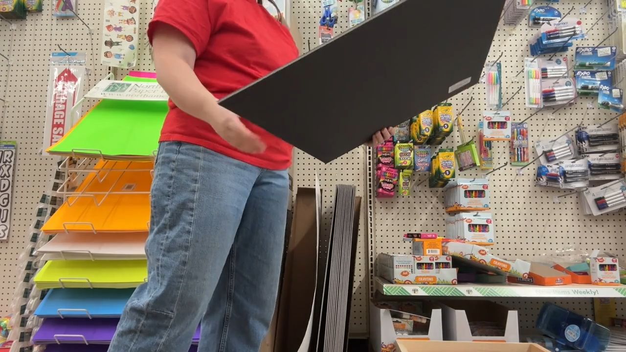 Video thumbnail for She Buys a Black Foam Board At Dollar Tree For This Genius Bathroom Idea