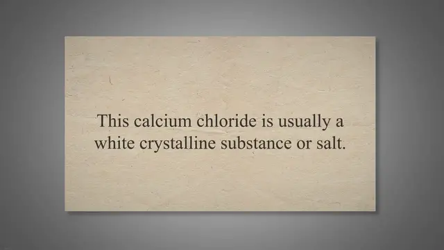 Video thumbnail for Calcium Chloride Formula, Molar Mass